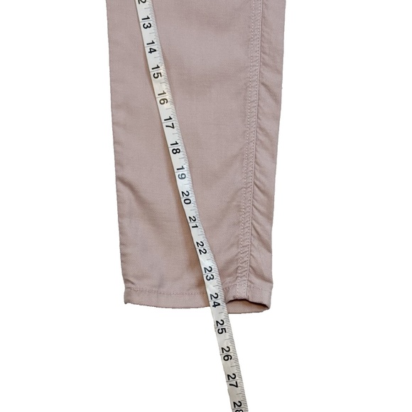 The Great Slouch Army Pants Size 25 Rosewater Pink High Rise Button Fly Ankle - Picture 6 of 16